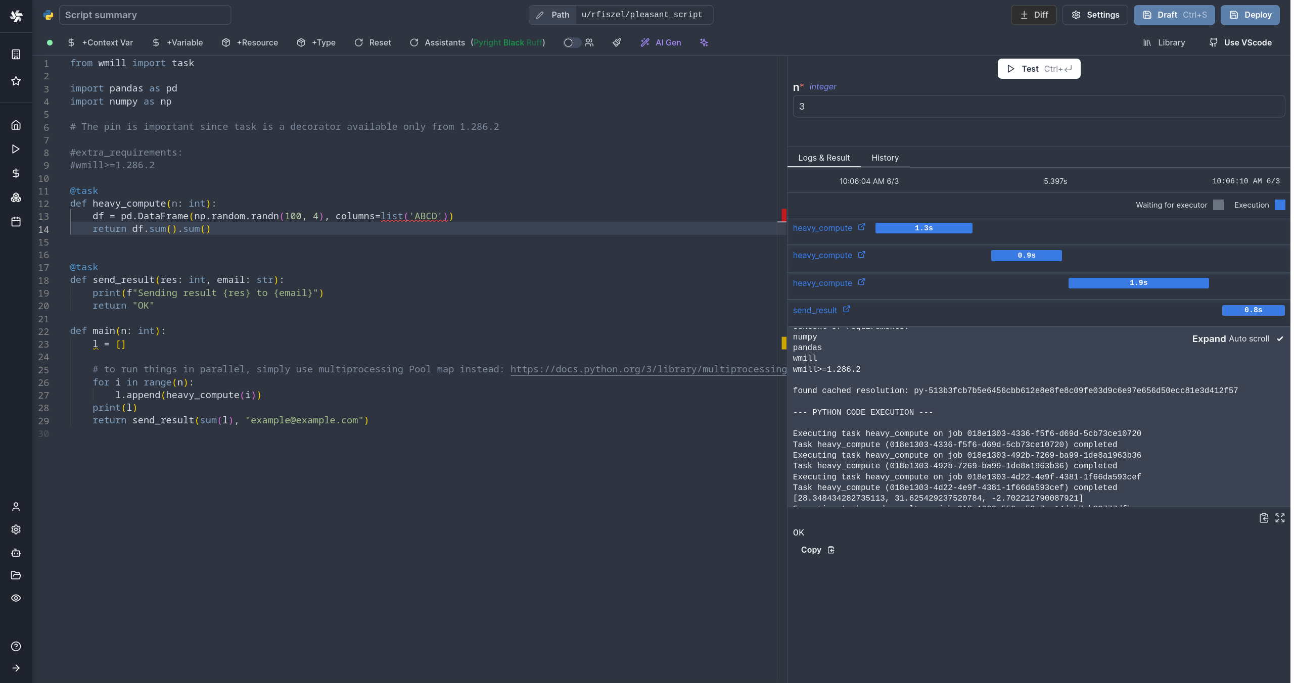 Workflows as code Workflows as code